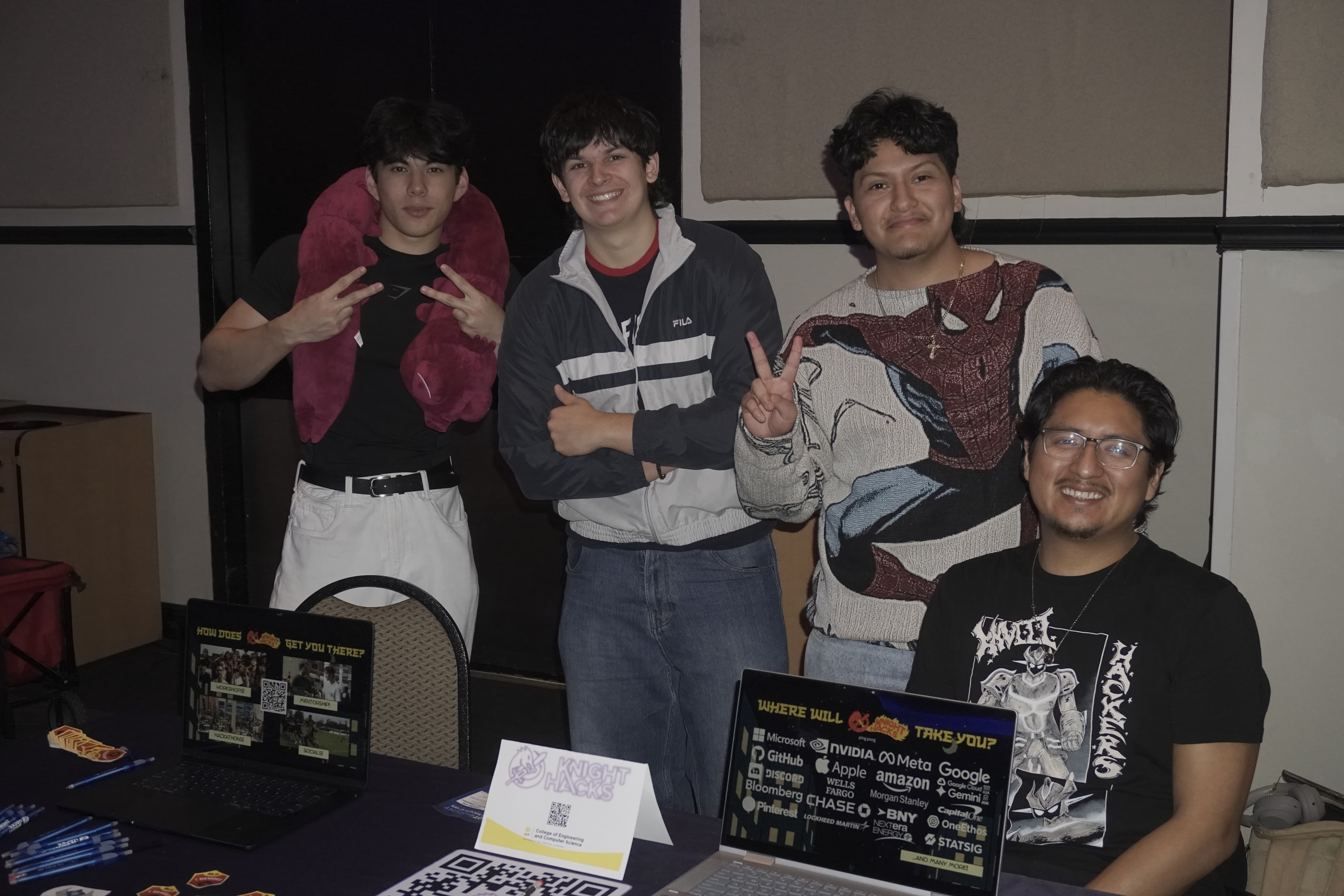 The second tabling event for the Knight Hacks Outreach Team of Spring 2026, this was a Geek Knights event at UCF